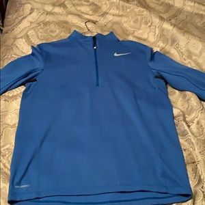Nike Blue Quarterzip Pull Over
